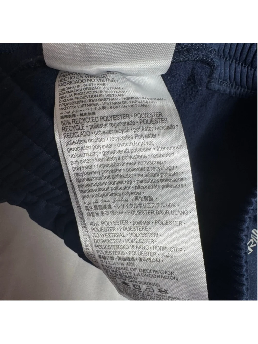 Boys Nike Therma-FIT Sweatpants 5-6YRS Navy Blue White